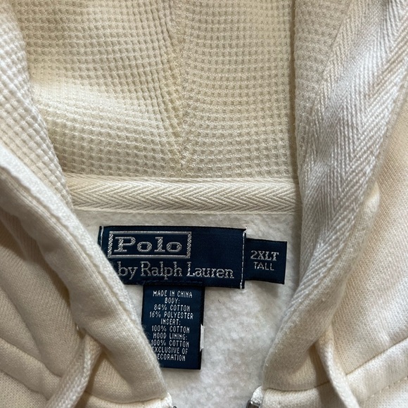 Cream 2XLT POLO Jacket - Picture 2 of 2